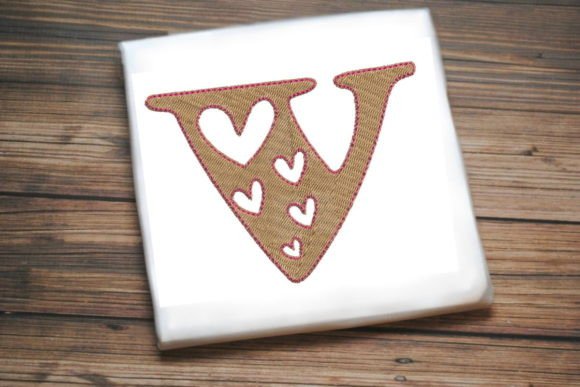 Alphabet Letter V Multi Heart Review for Craft Fairs