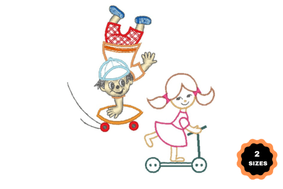 Boy and Girl Play Embroidery Review