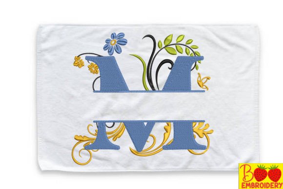 Floral Letter M Embroidery Review