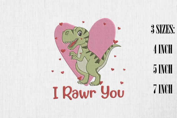 I Rawr You Cute Dinosaur Embroidery Review
