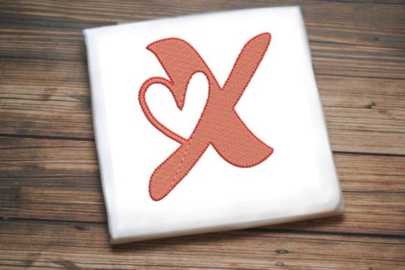 Letter X with Beautiful Heart: A Designer's Review for Gift Creators
