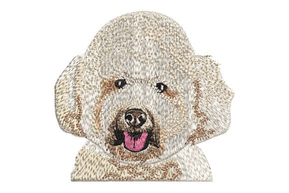 White Poodle Embroidery Design Review